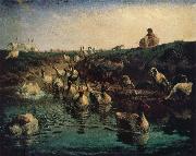 Geese Jean Francois Millet